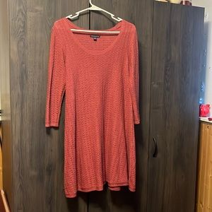 red american eagle sweater dress